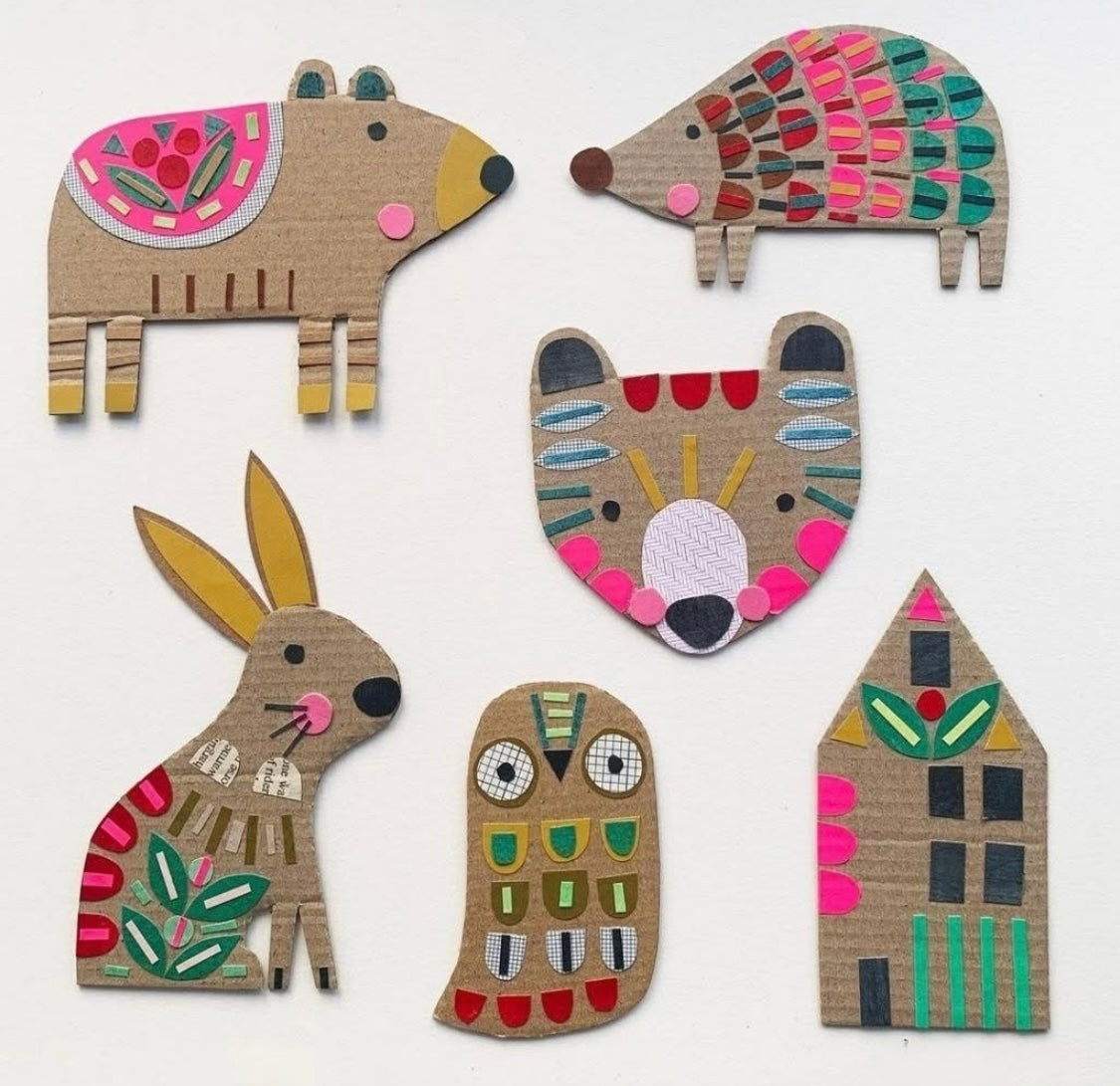 Colorful Cardboard Critters Workshop