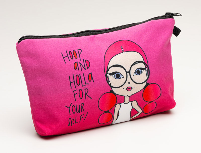 NEW! Makeup Bag or Pencil Case : Featuring Pincurl Girl, Sabrina
