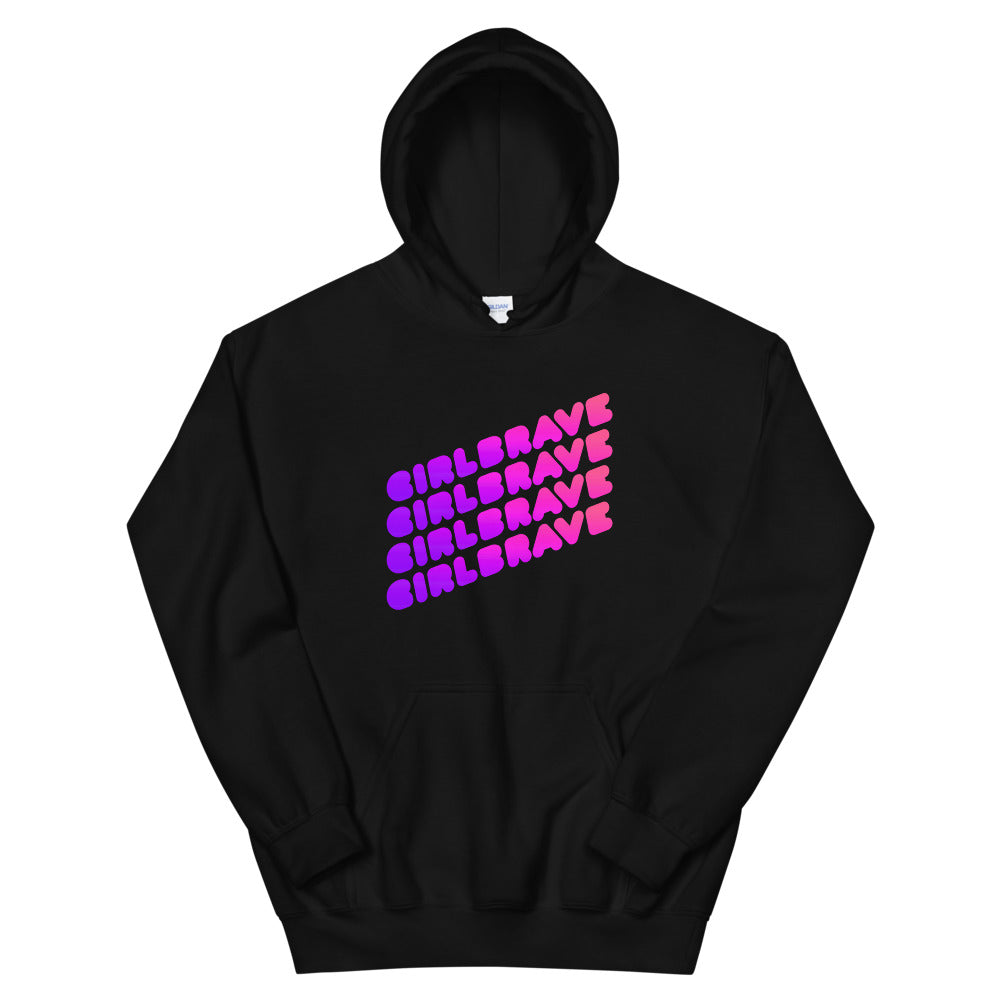 GIRLBRAVE Unisex Hoodie-Pincurl Girls - Sending Love & Encouragement
