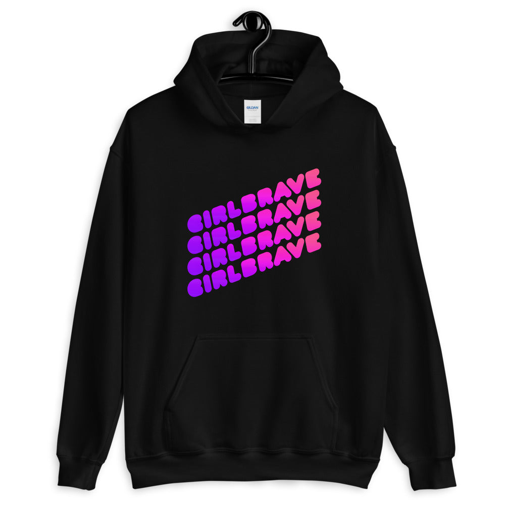 GIRLBRAVE Unisex Hoodie-Pincurl Girls - Sending Love & Encouragement