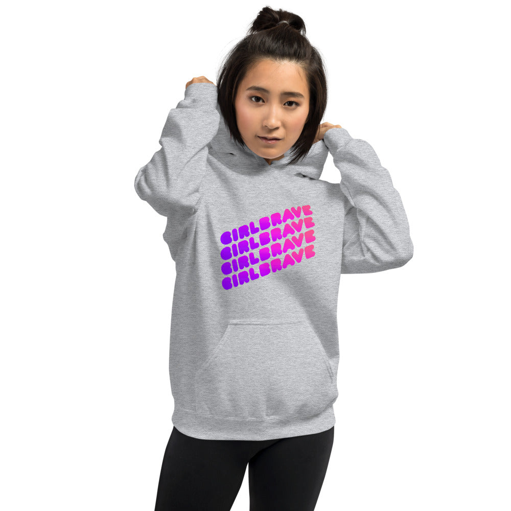 GIRLBRAVE Unisex Hoodie-Pincurl Girls - Sending Love & Encouragement