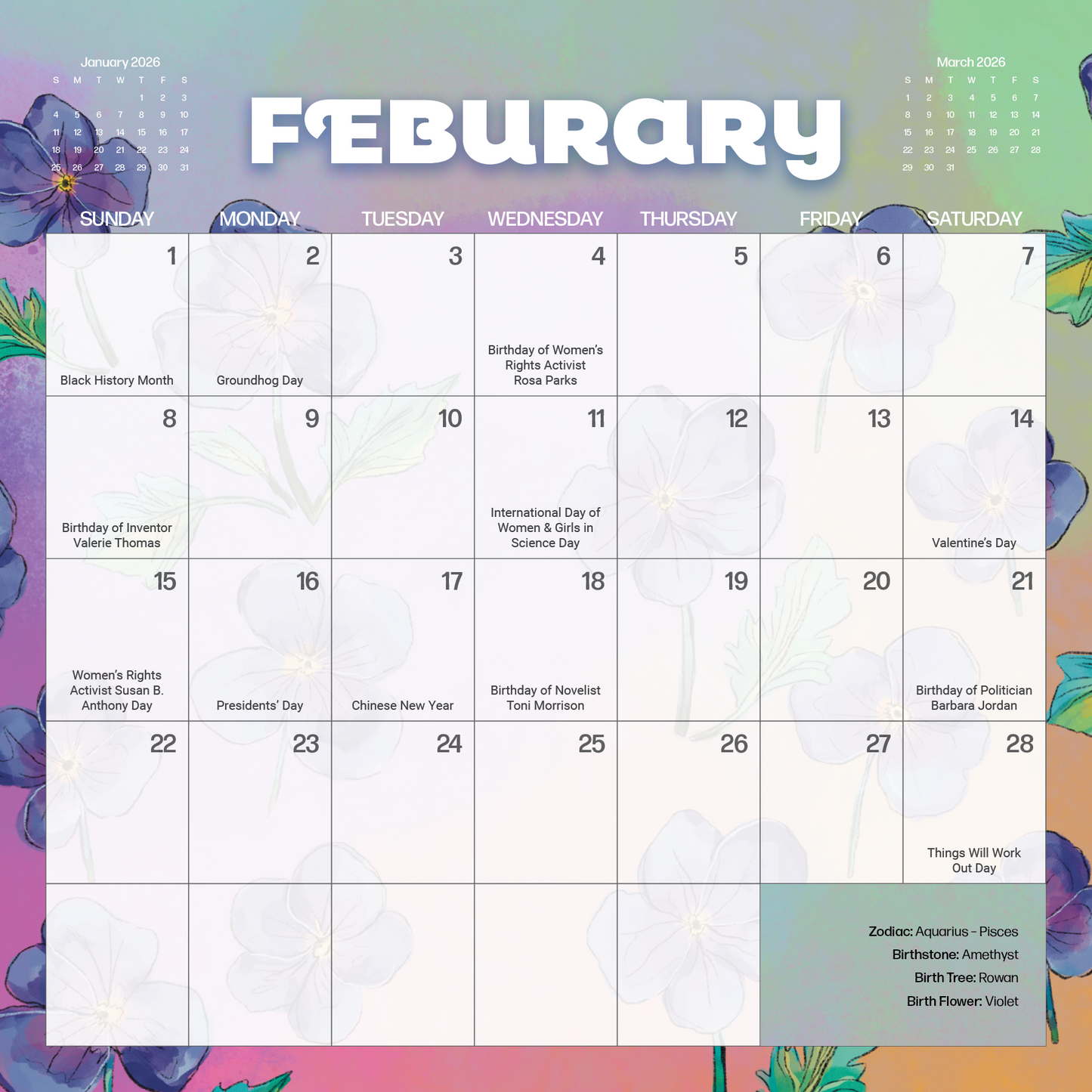 2026 Black Girl Empowerment Calendar [PRE-ORDER]