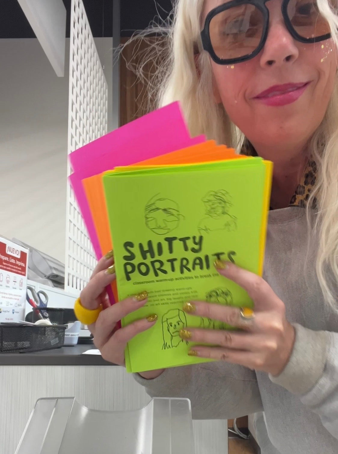Sh!tty Portraits Zine for Teachers