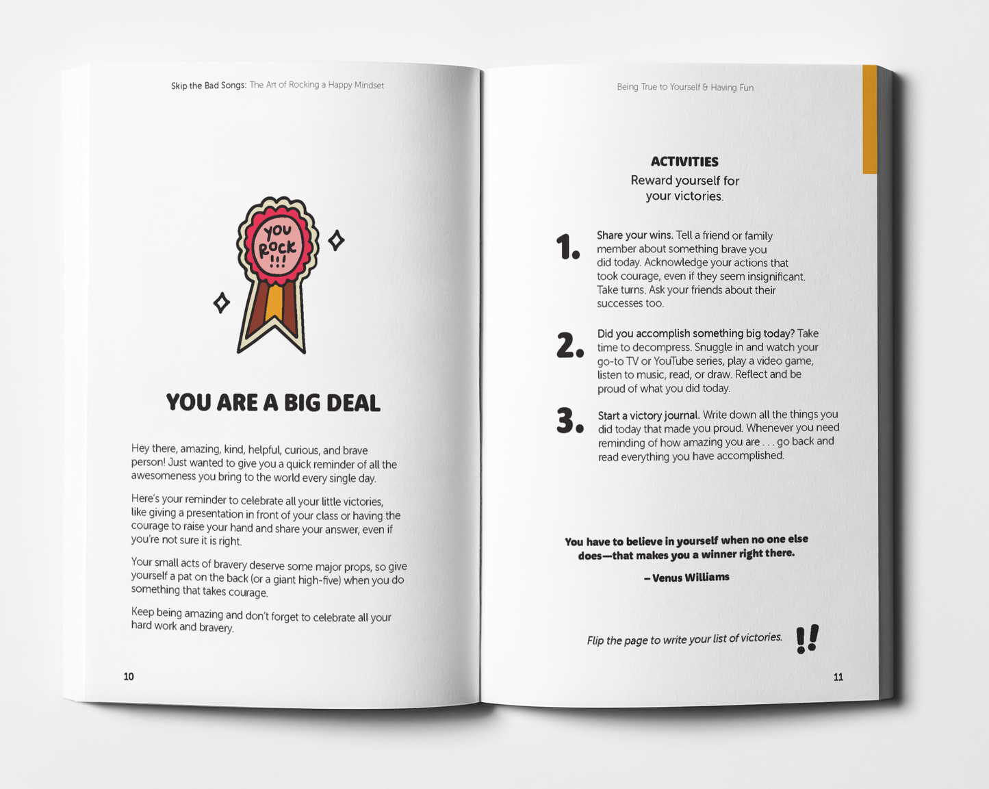 Skip the Bad Songs: Empowerment Activity Book for Tweens
