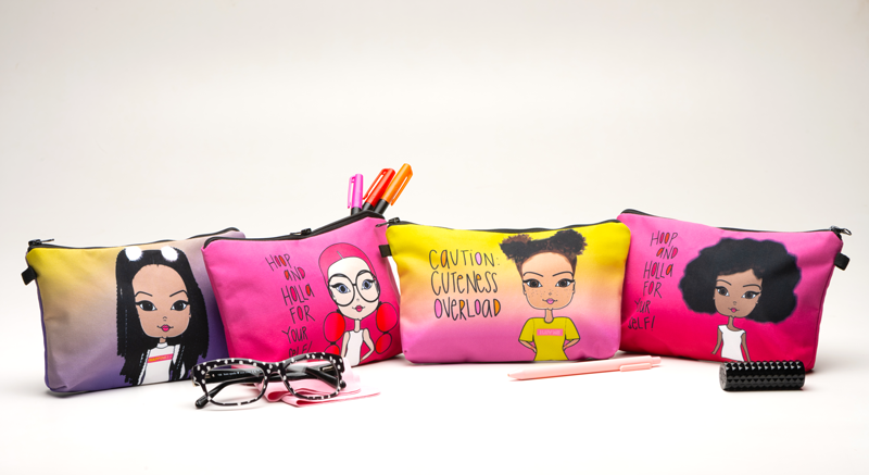Make Up / Pencil Bags - 4 Variations