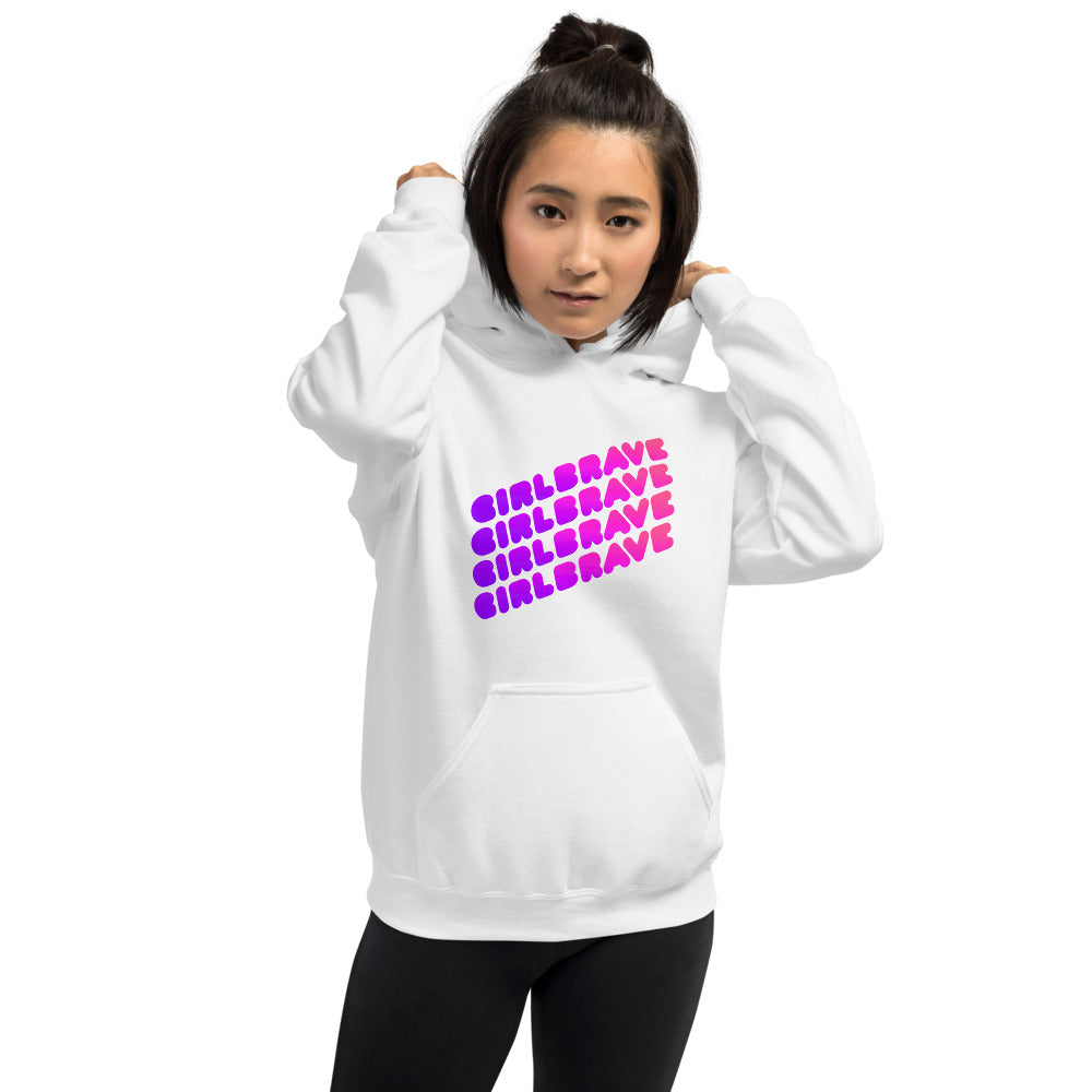 GIRLBRAVE Unisex Hoodie-Pincurl Girls - Sending Love & Encouragement